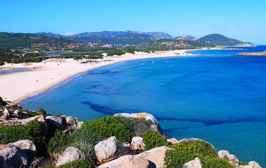 Una veduta di Domus de Maria in Sardegna