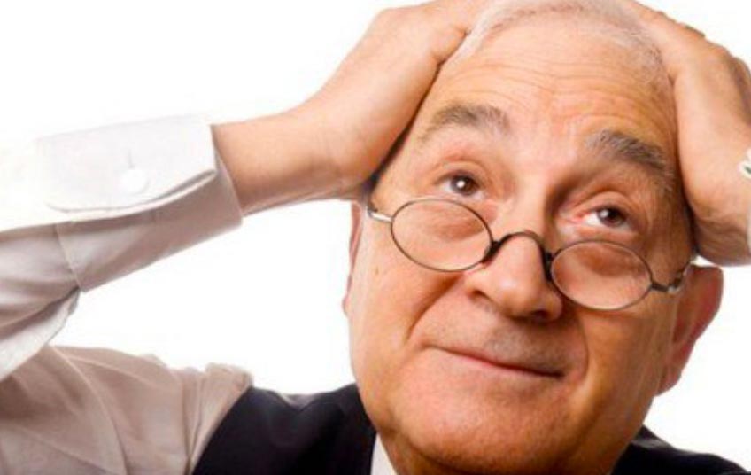 Una persona affetta da demenza senile