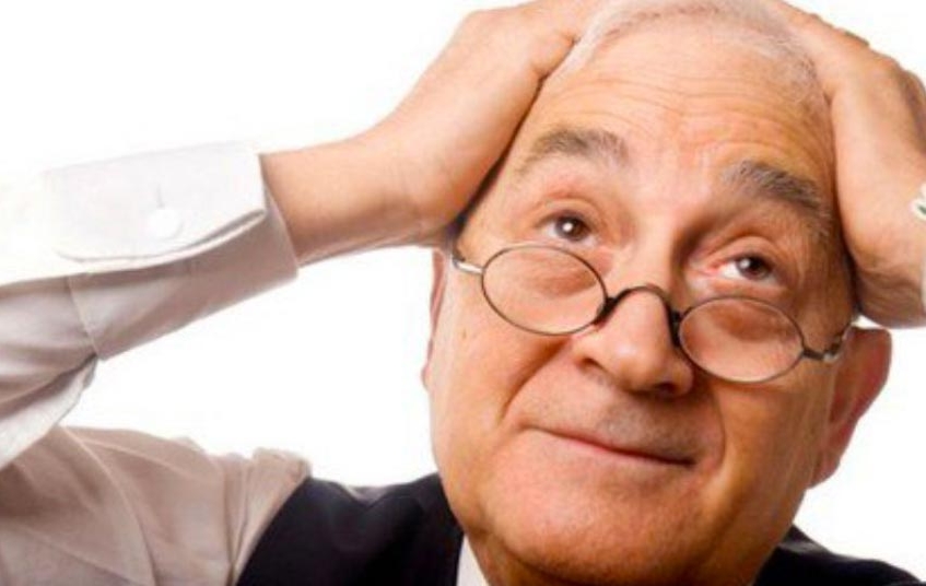 Una persona affetta da demenza senile